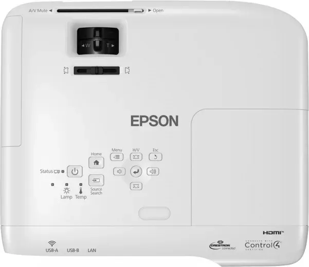 Проектор Epson EB-982W 3LCD 4200Lm LS 1280x800 16000:1 ресурс лампы:6500часов 1xUSB typeA 1xUSB typeB 2xHDMI 3.1кг, белый - фото 2