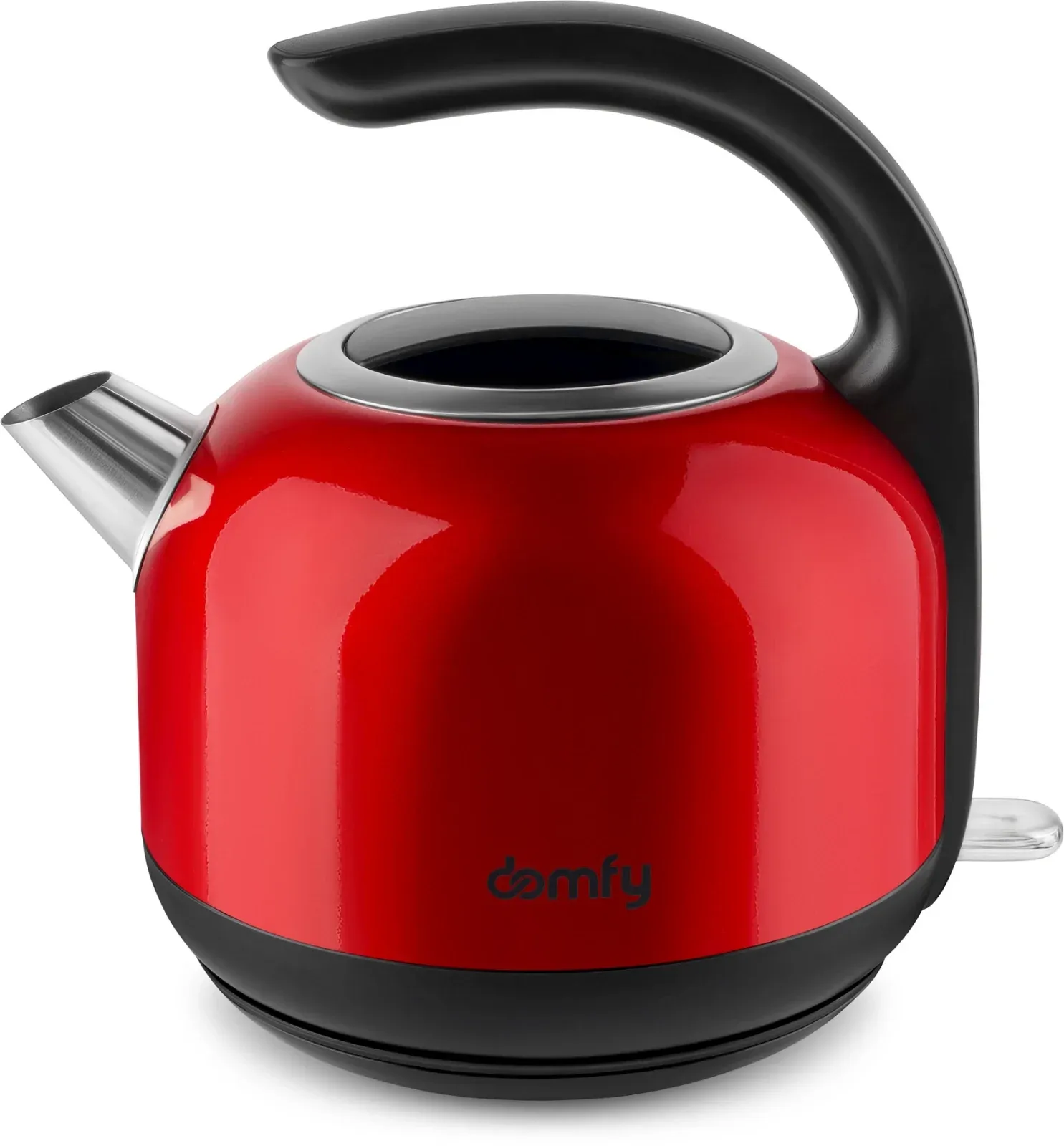 Чайник электрический Domfy DSC-EK506 1.7л. 2200Вт красный/черный корпус: металл/пластик - фото 2