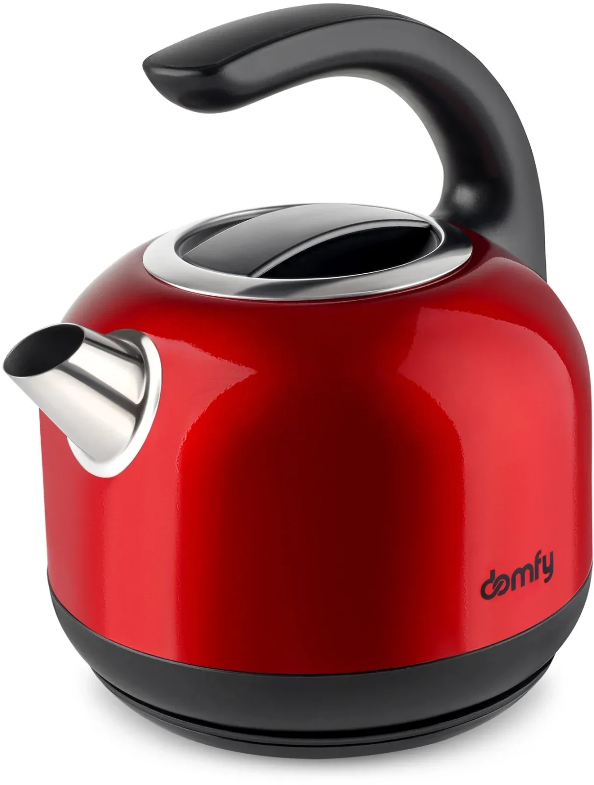 Чайник электрический Domfy DSC-EK506 1.7л. 2200Вт красный/черный корпус: металл/пластик - фото 4