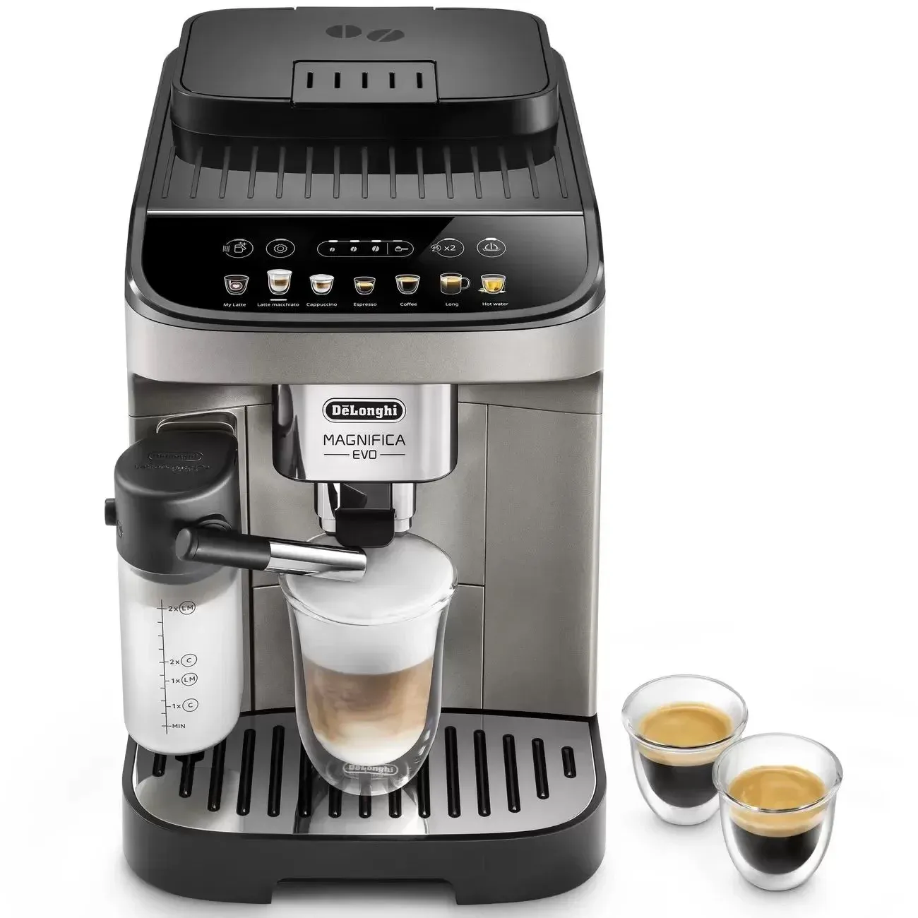 Кофемашина Delonghi Magnifica Evo ECAM290.81.TB 1450Вт черный/серый - фото 2