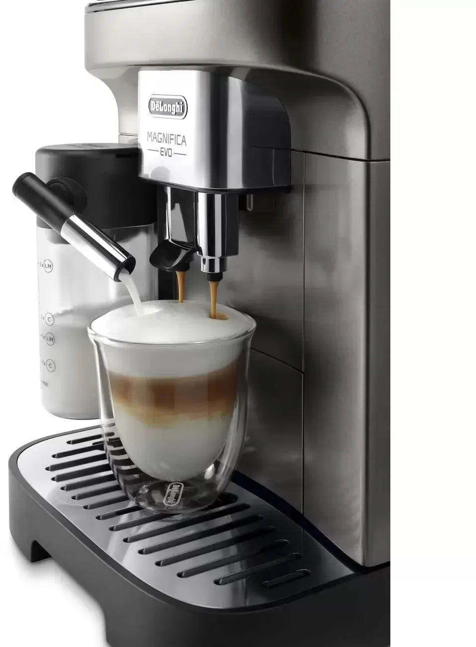 Кофемашина Delonghi Magnifica Evo ECAM290.81.TB 1450Вт черный/серый - фото 6