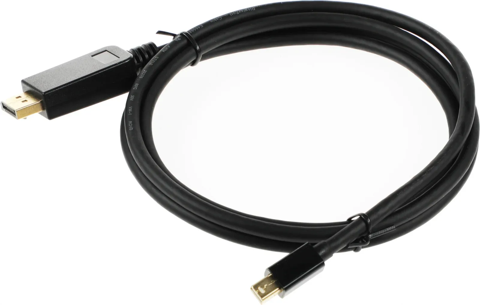 Кабель аудио-видео Buro miniDisplayport m/DisplayPort m 1.5м. позолоч.конт. черный MDP-DP - фото 3