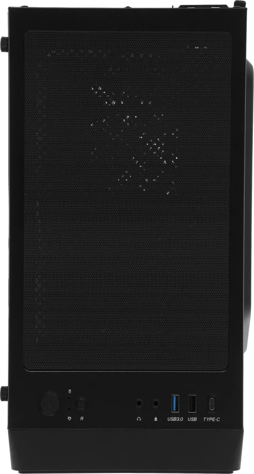 Корпус Formula Mana черный без БП ATX 4x120mm 2xUSB2.0 1xUSB3.0 audio bott PSU - фото 7