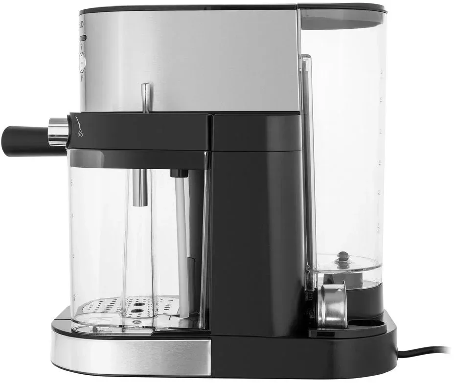 Кофеварка рожковая Maunfeld MF-720S PRO 1470Вт нержавеющая сталь - фото 4