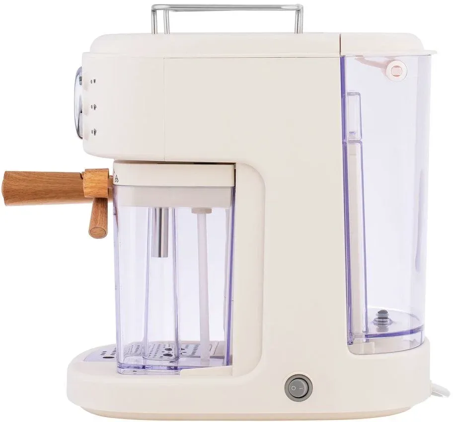 Кофеварка эспрессо Maunfeld MF-737BG PRO 1250Вт бежевый - фото 4