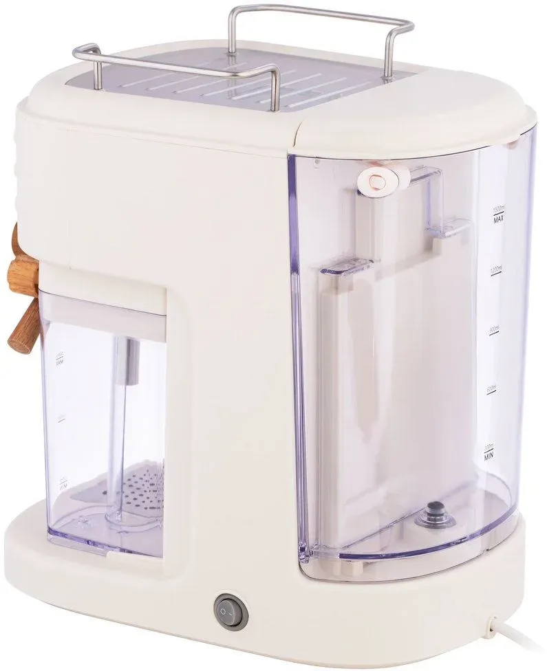 Кофеварка эспрессо Maunfeld MF-737BG PRO 1250Вт бежевый - фото 5
