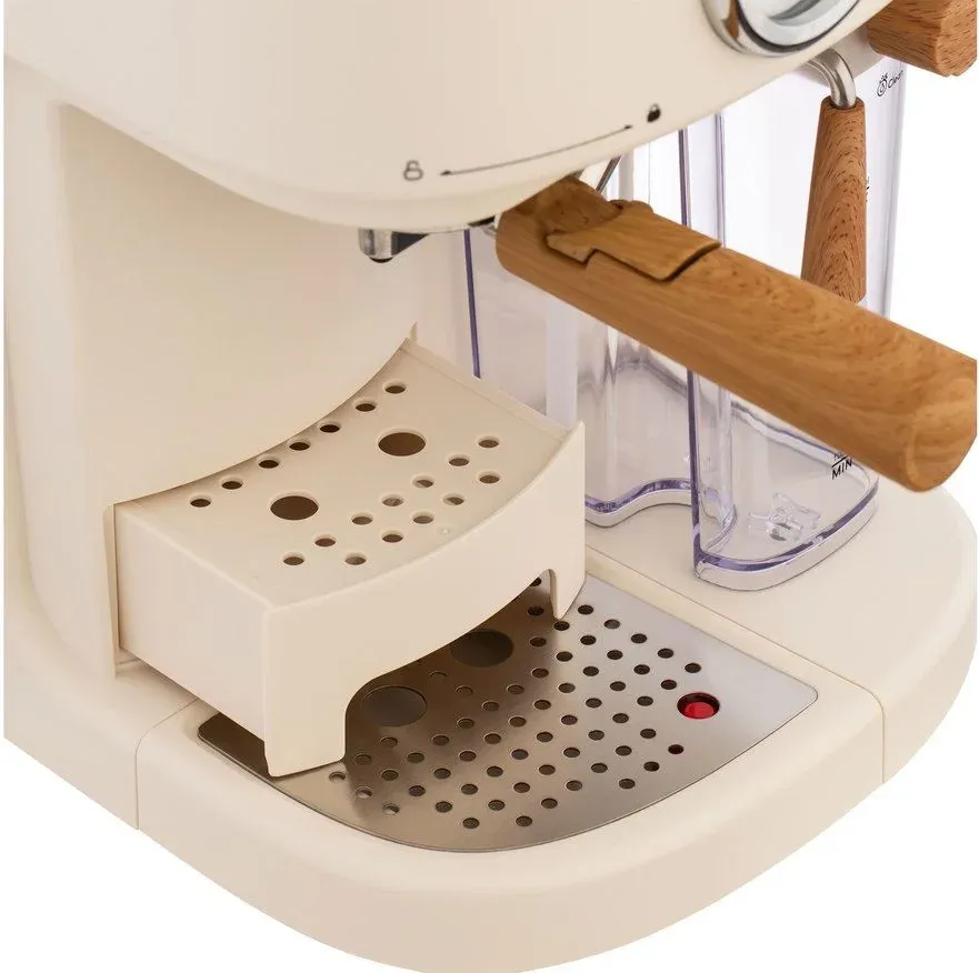 Кофеварка эспрессо Maunfeld MF-737BG PRO 1250Вт бежевый - фото 8