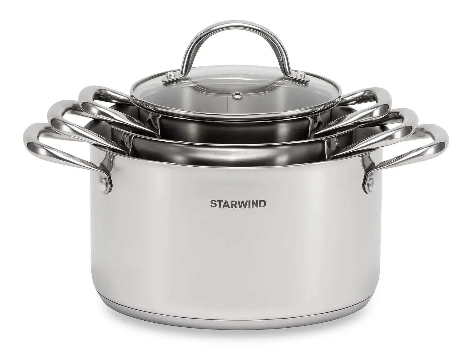 Набор кастрюль Starwind Chef Family 6 предметов SW-CH1006 - фото 4