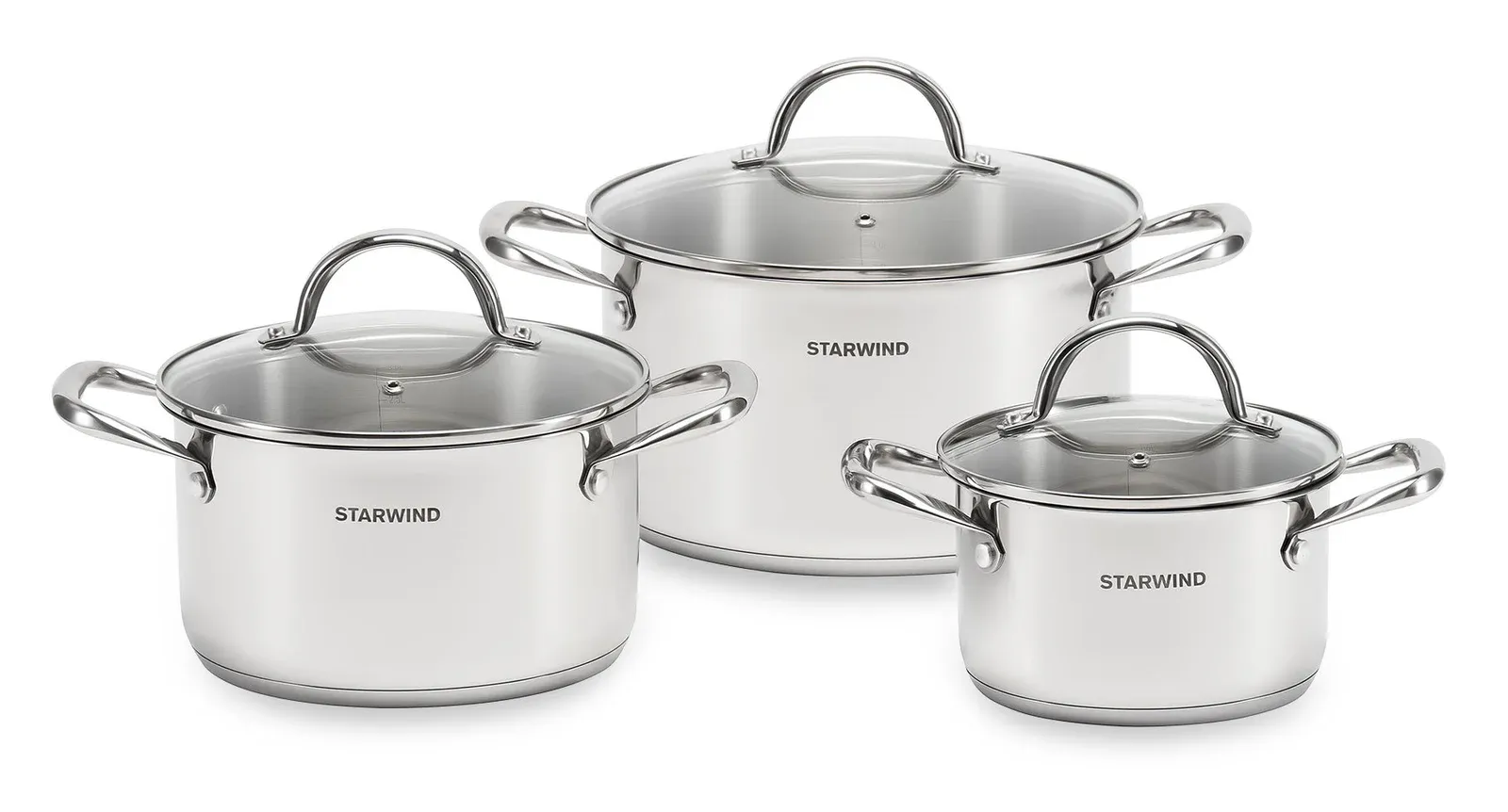 Набор кастрюль Starwind Chef Family 6 предметов SW-CH1006 - фото 8