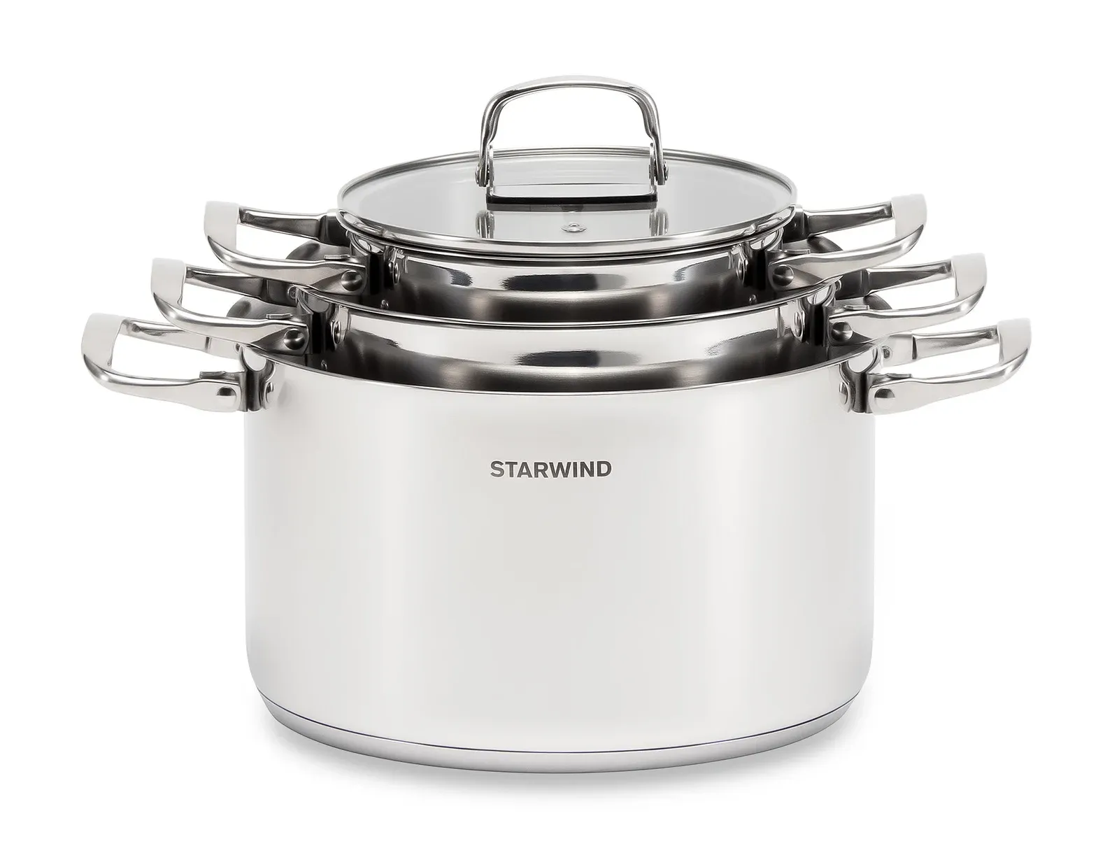 Набор кастрюль Starwind Chef Compact 6 предметов SW-CH3006 - фото 8