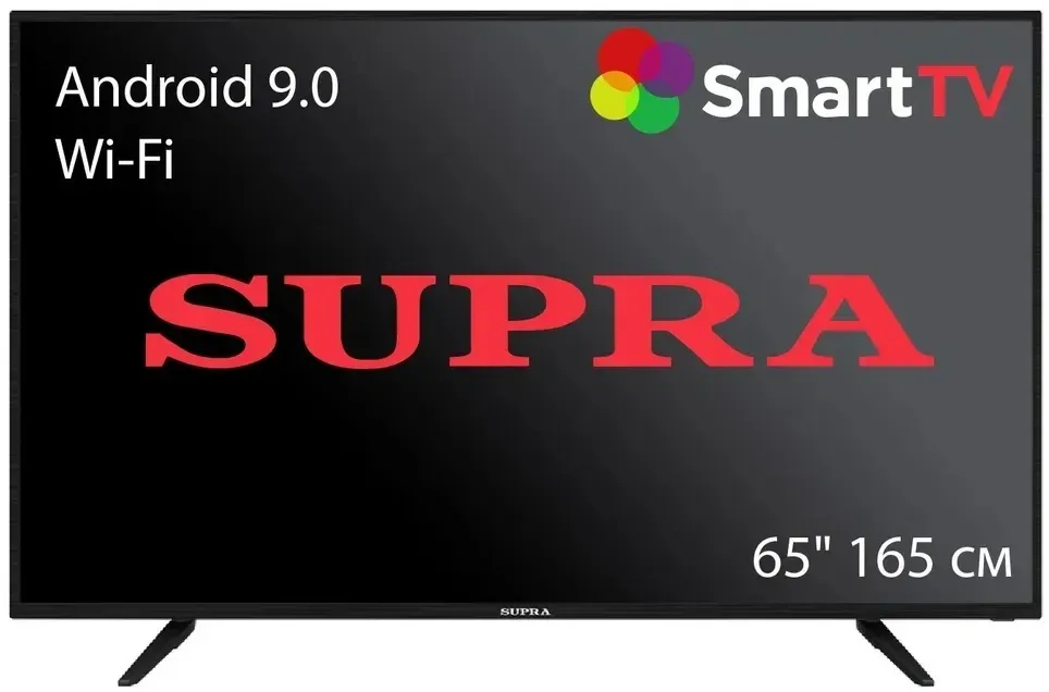 Телевизор LED Supra 65 STV-LC65ST0045U черный 4K Ultra HD 60Hz DVB-T DVB-T2 DVB-C USB WiFi Smart TV RUS - фото 5