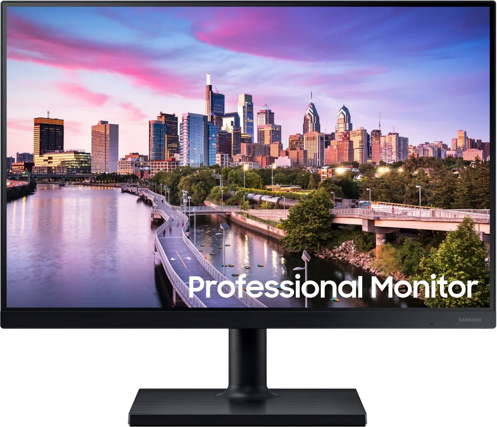 Монитор Samsung 24 F24T450GY черный IPS LED 16:10 DVI HDMI M/M матовая HAS Piv 250cd 178гр/178гр 1920x1200 75Hz DP FHD USB 5.5кг - фото 2
