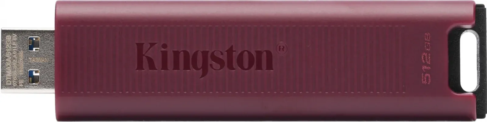 Флеш Диск Kingston 512Gb DataTraveler Max DTMAXA/512GB USB3.2 черный/бордовый, 512 ГБ - фото 4