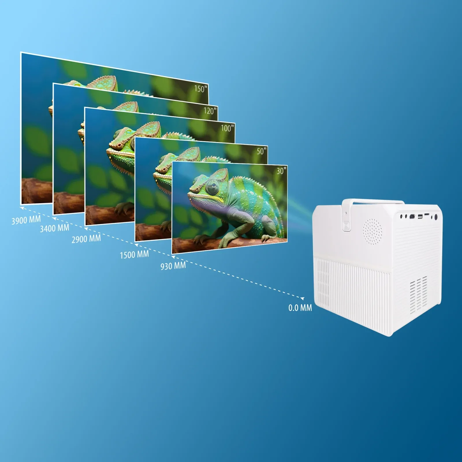 Проектор Cactus CS-PRC.04WT.Full HD-A LCD 3500Lm LS 240Lm ANSI 1920x1080 1000:1 ресурс лампы:50000часов 1xUSB typeA 1xHDMI 1.35кг, серебряный - фото 8