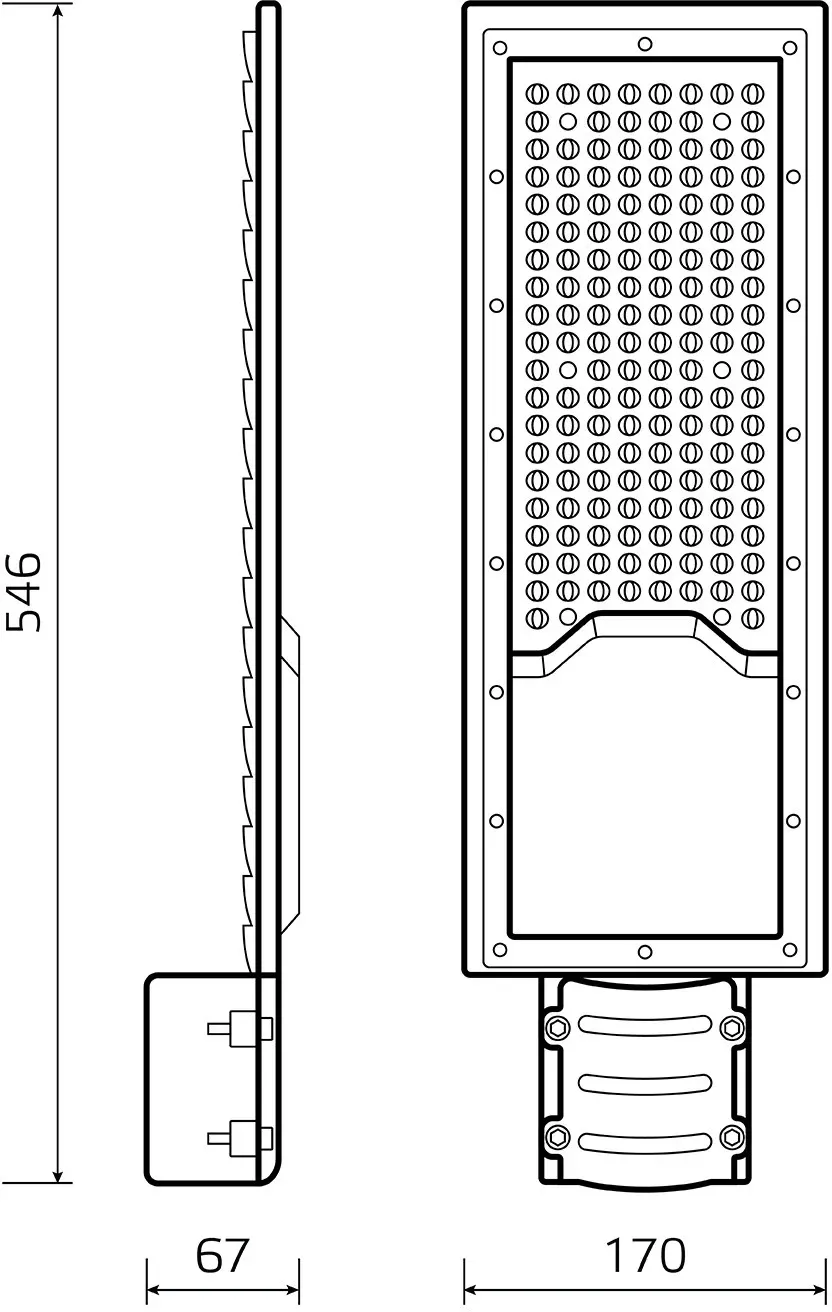 Светильник уличный Gauss Avenue 120Вт ламп.:1шт черный 629534220 - фото 8
