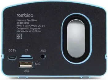 Колонка порт. Rombica Mysound Soul синий 3W 1.0 BT 10м 400mAh BT-S099 - фото 7