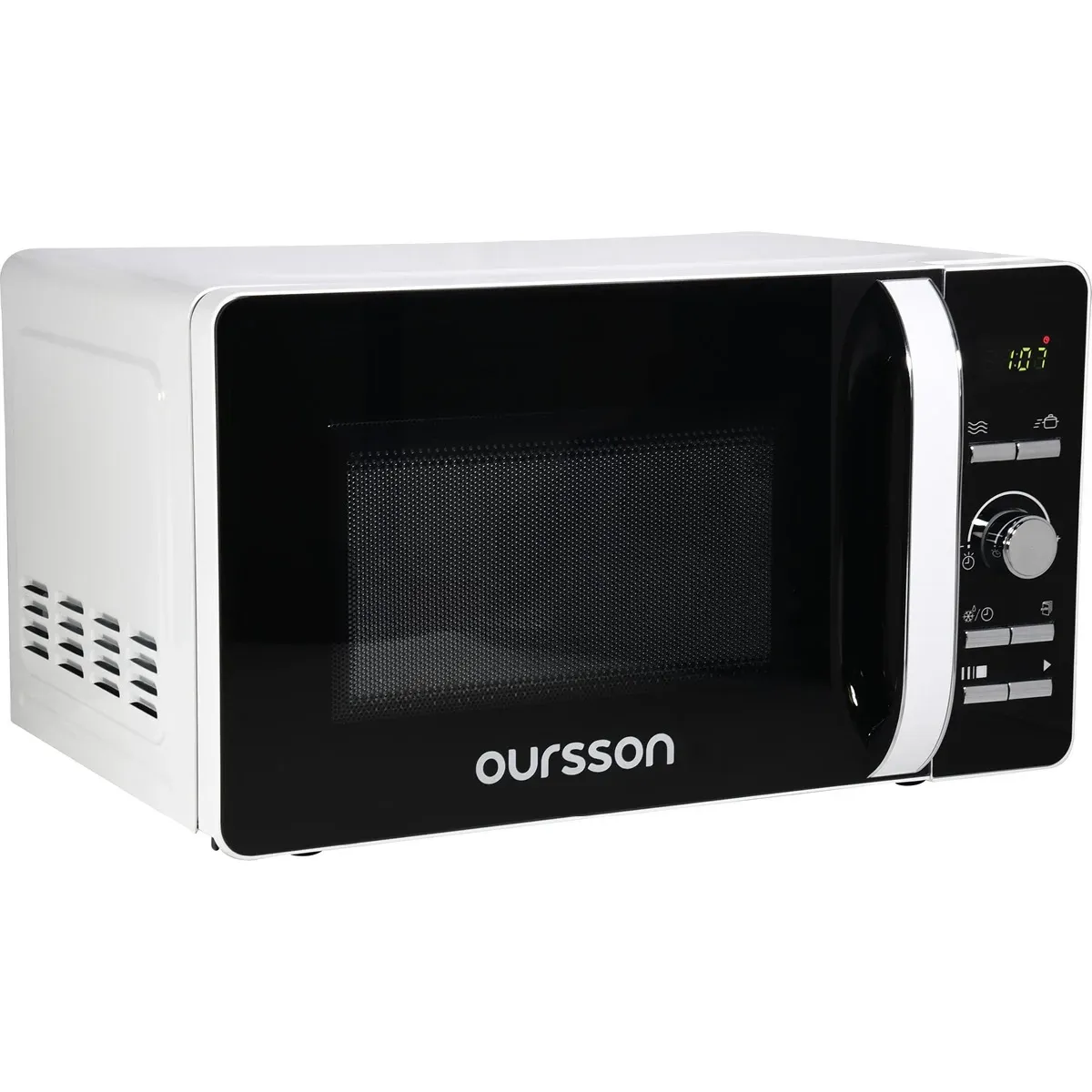 Микроволновая Печь Oursson MD2033/WH 20л. 700Вт белый/черный, 20 л - фото 3