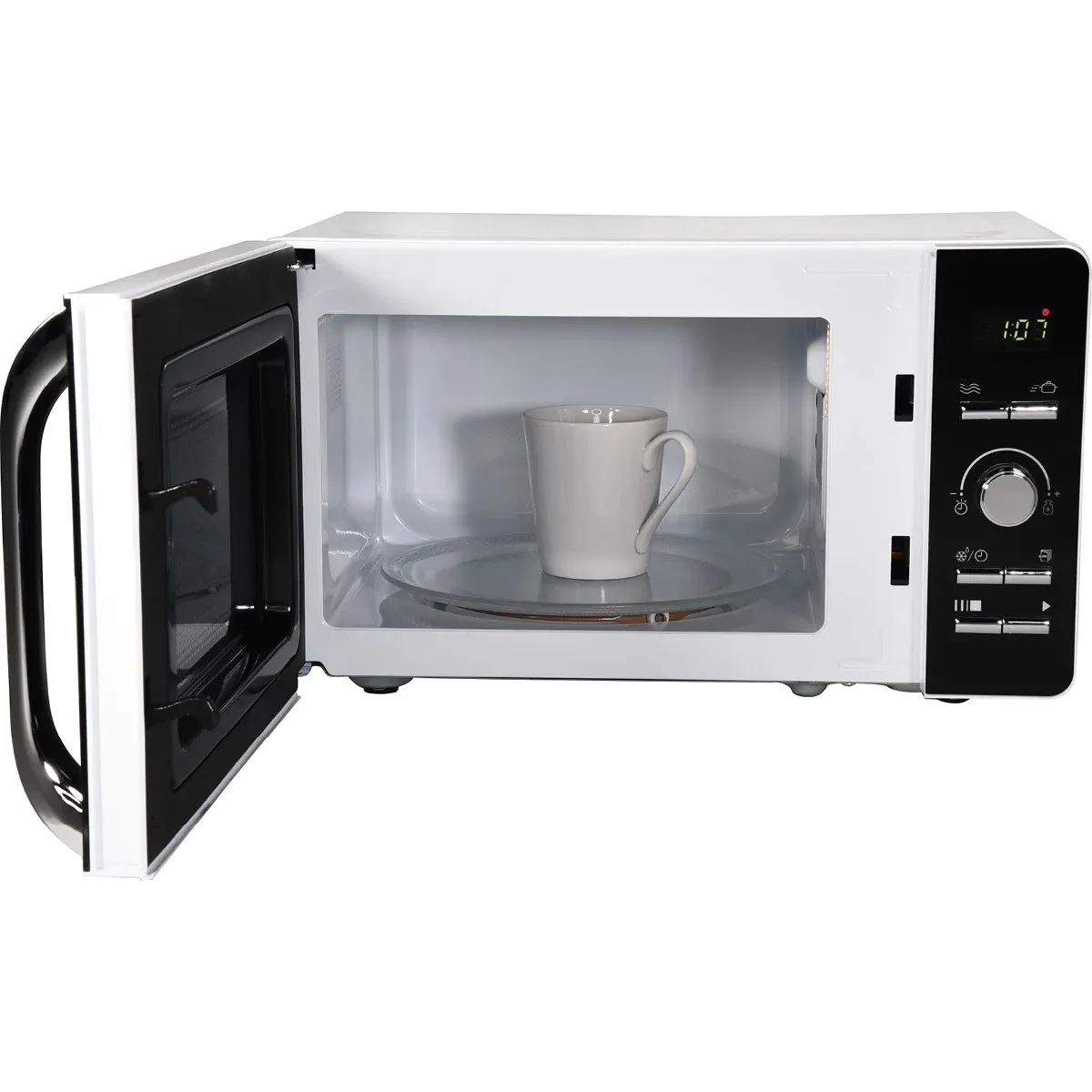Микроволновая Печь Oursson MD2033/WH 20л. 700Вт белый/черный, 20 л - фото 4