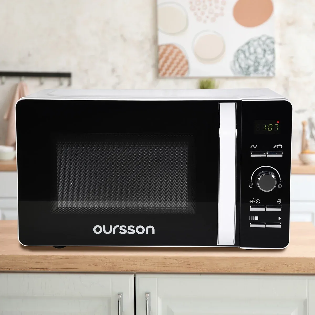 Микроволновая Печь Oursson MD2033/WH 20л. 700Вт белый/черный, 20 л - фото 8
