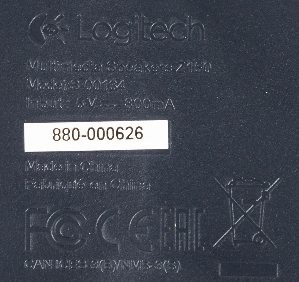 Колонки Logitech Z150 2.0 черный 3Вт - фото 5