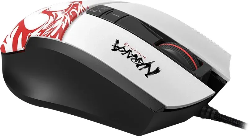 Мышь A4Tech Bloody L65 Max белый/рисунок оптическая 12000dpi USB 6but L65 MAX NARAKA - фото 2