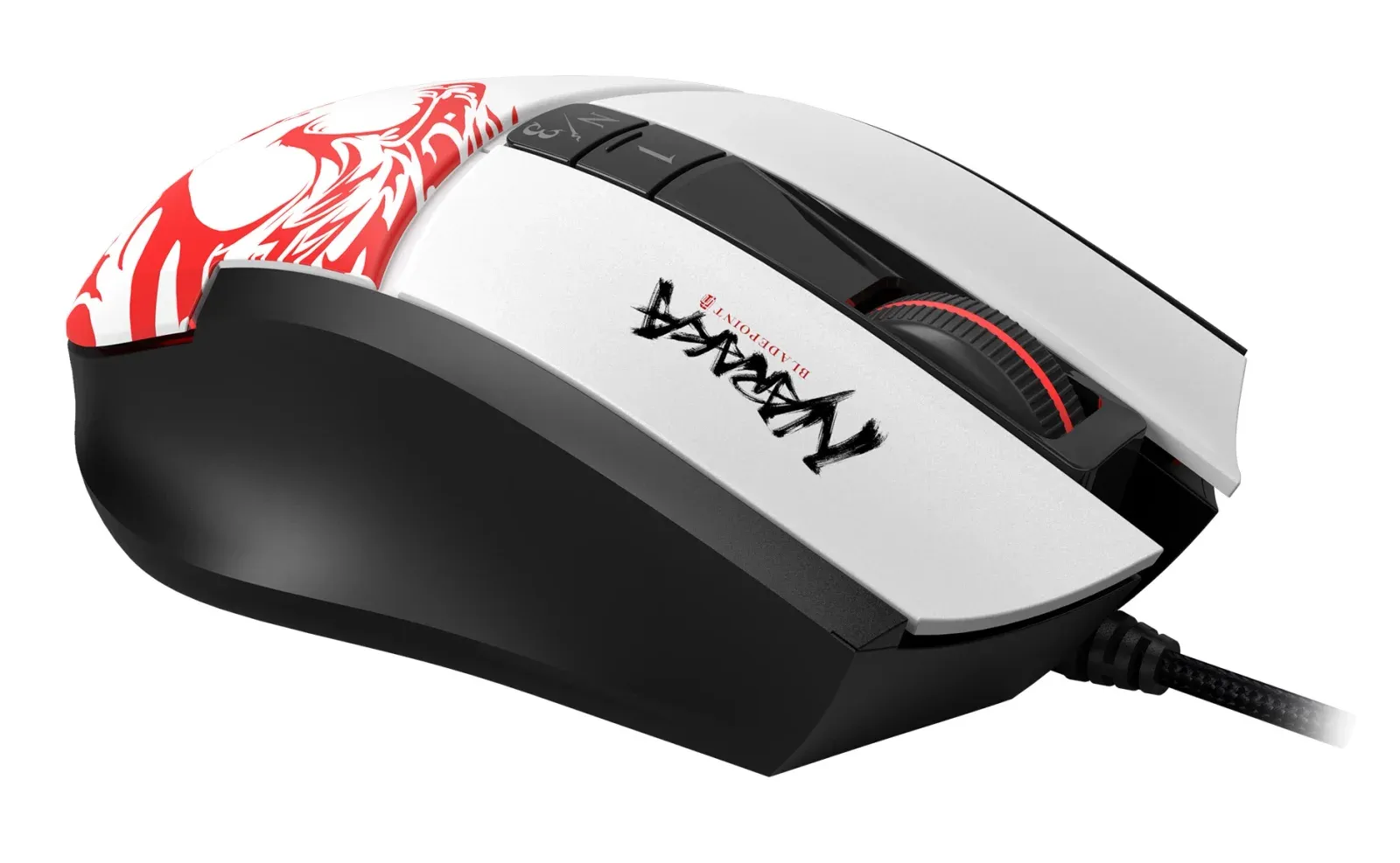 Мышь A4Tech Bloody L65 Max белый/рисунок оптическая 12000dpi USB 6but L65 MAX NARAKA - фото 6