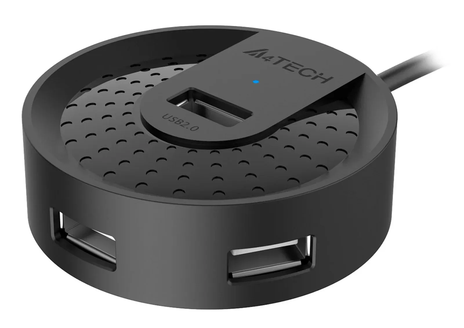 Разветвитель USB 2.0 A4Tech HUB-20 4порт. черный - фото 8