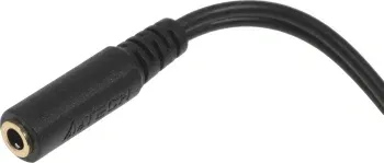 Адаптер аудио A4Tech AD-4P Jack 3.5 f/2xJack 3.5 m 0.2м. черный - фото 6