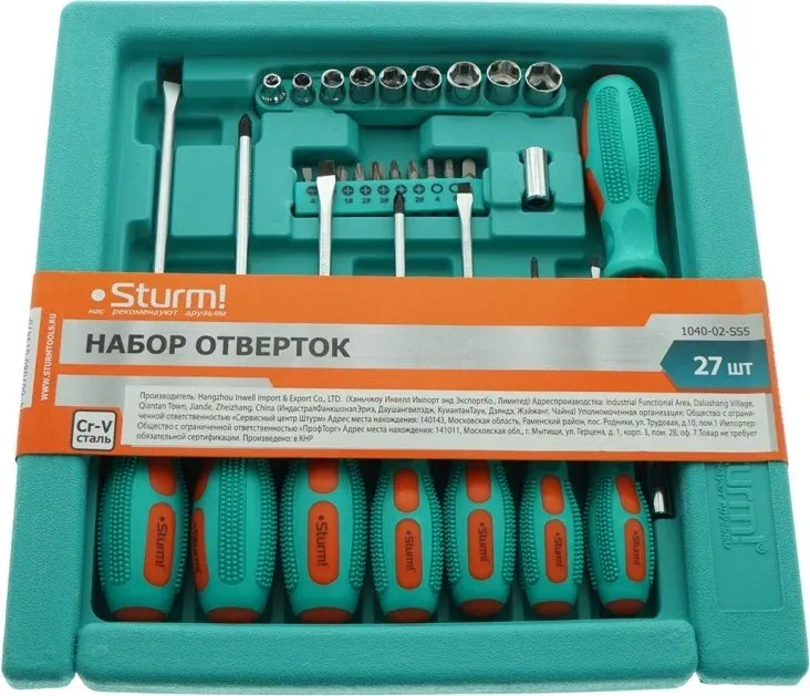 Набор отверток Sturm! 1040-02-SS5 в компл.:27 предметов - фото 5