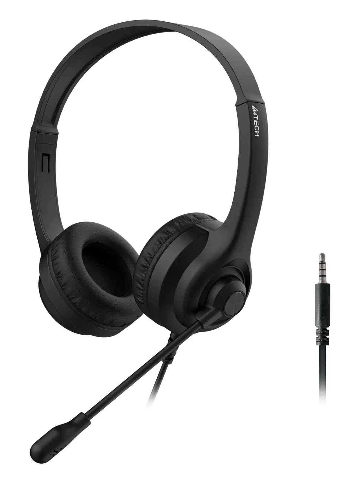 Гарнитуры наушники с микрофоном A4TECH HS-8i черный - фото 4