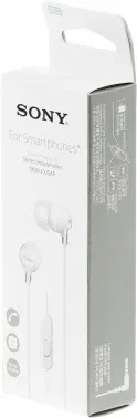 Гарнитура внутриканальные Sony MDR-EX15AP 1.2м белый проводные в ушной раковине MDR-EX15APW - фото 8