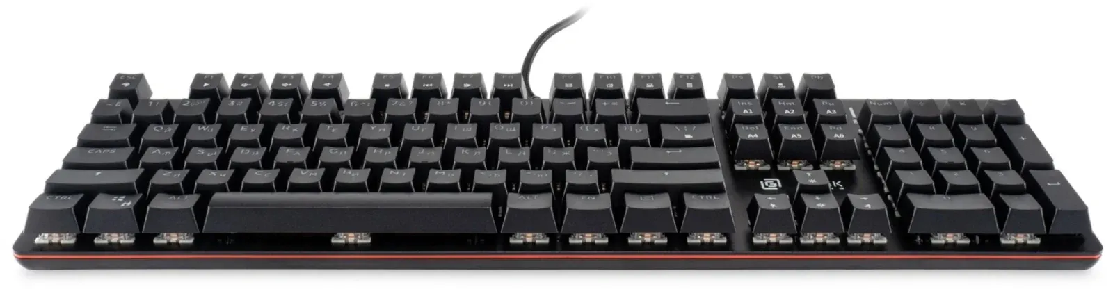 Клавиатура Оклик 990 G2 механическая черный USB Multimedia for gamer LED 1875240 кабель 1.8м - фото 8