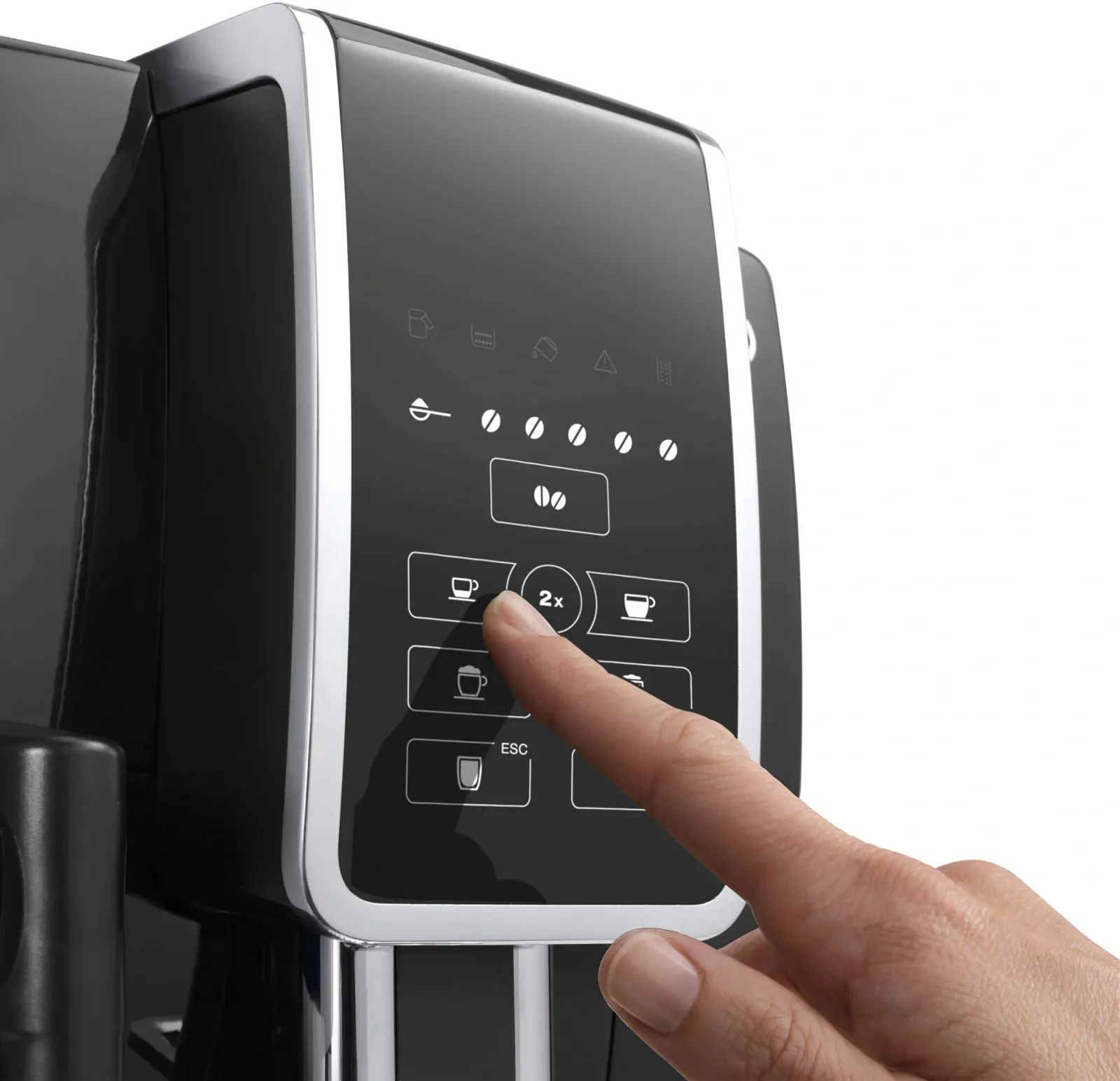 Кофемашина Delonghi Dinamica ECAM 350.50.B 1450Вт черный - фото 3