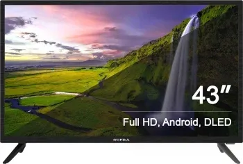 Телевизор LED Supra 43 STV-LC43ST0045F черный FULL HD 60Hz DVB-T DVB-T2 DVB-C USB WiFi Smart TV RUS - фото 4