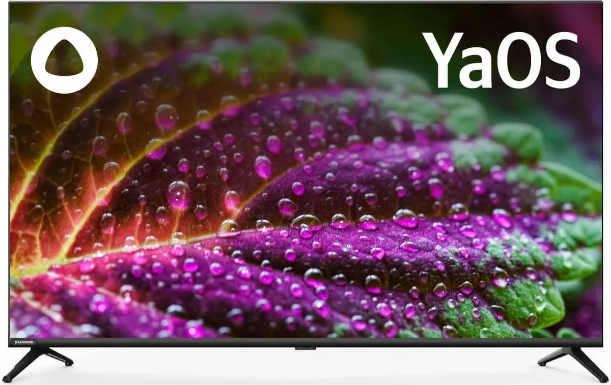 Телевизор LED Starwind 43 SW-LED43UG405 Яндекс.ТВ Frameless черный 4K Ultra HD 60Hz DVB-T DVB-T2 DVB-C DVB-S DVB-S2 USB WiFi Smart TV - фото 5
