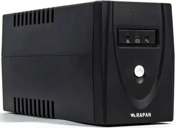 Источник бесперебойного питания Бастион Rapan 350Вт 600ВА черный - фото 2