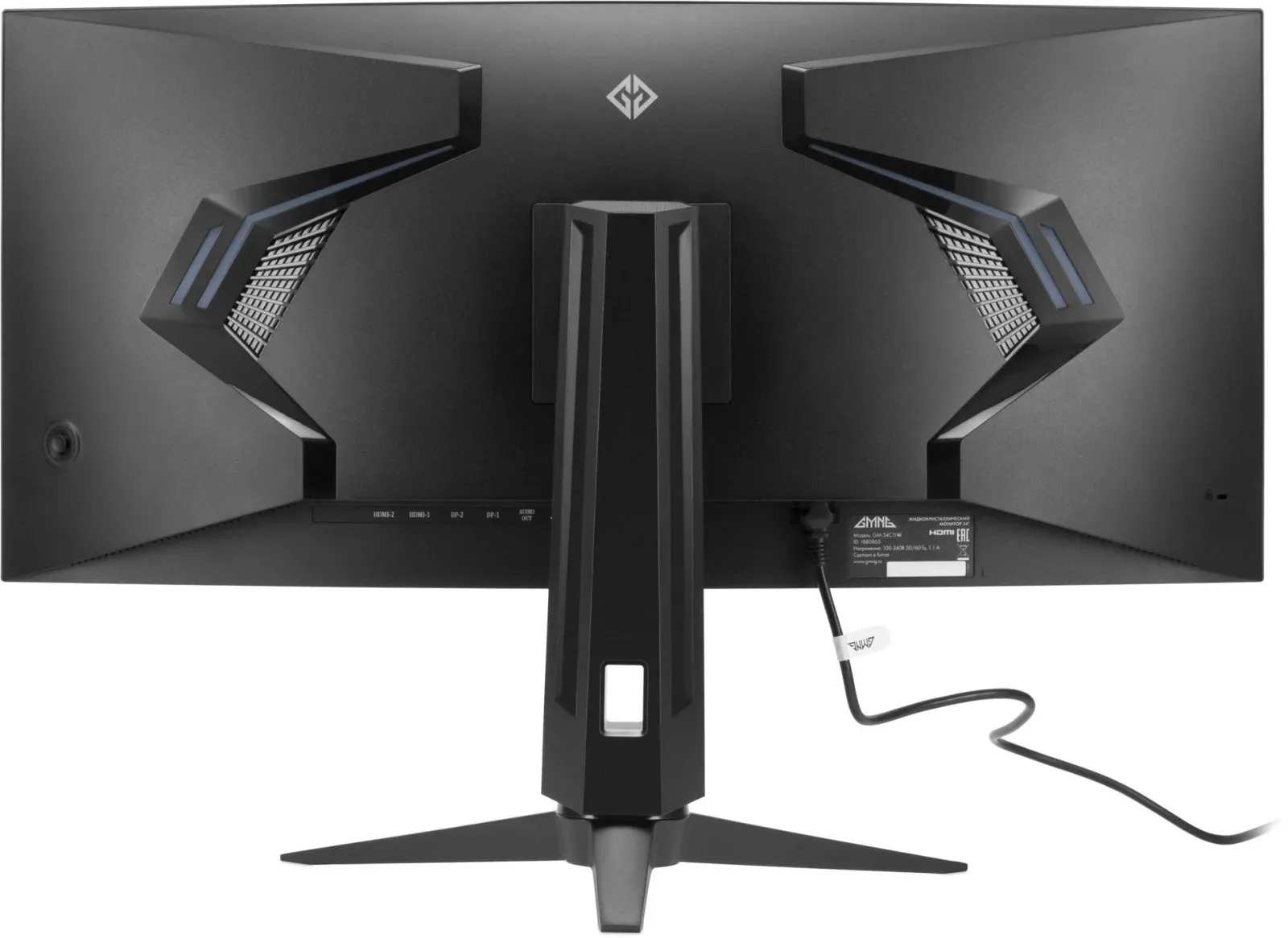 Монитор GMNG 34 Gaming GM-34C11W черный VA LED 2ms 21:9 HDMI M/M матовая HAS Piv 4000:1 300cd 178гр/178гр 3440x1440 165Hz G-Sync FreeSync DP 2K 8.57кг - фото 5