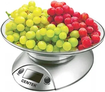 Весы кухонные электронные Centek CT-2451 макс.вес:5кг серый - фото 5