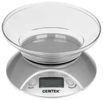 Весы кухонные электронные Centek CT-2451 макс.вес:5кг серый - фото 8