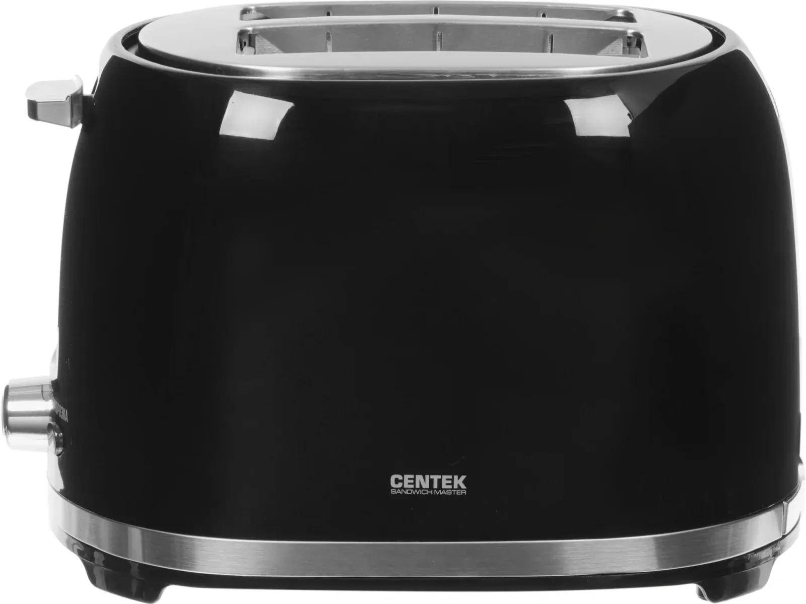 Тостер Centek CT-1432 850Вт черный/стальной - фото 2