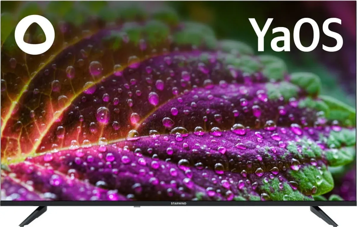 Телевизор LED Starwind 43 SW-LED43UG403 Яндекс.ТВ Frameless черный 4K Ultra HD 60Hz DVB-T DVB-T2 DVB-C DVB-S DVB-S2 USB WiFi Smart TV - фото 6