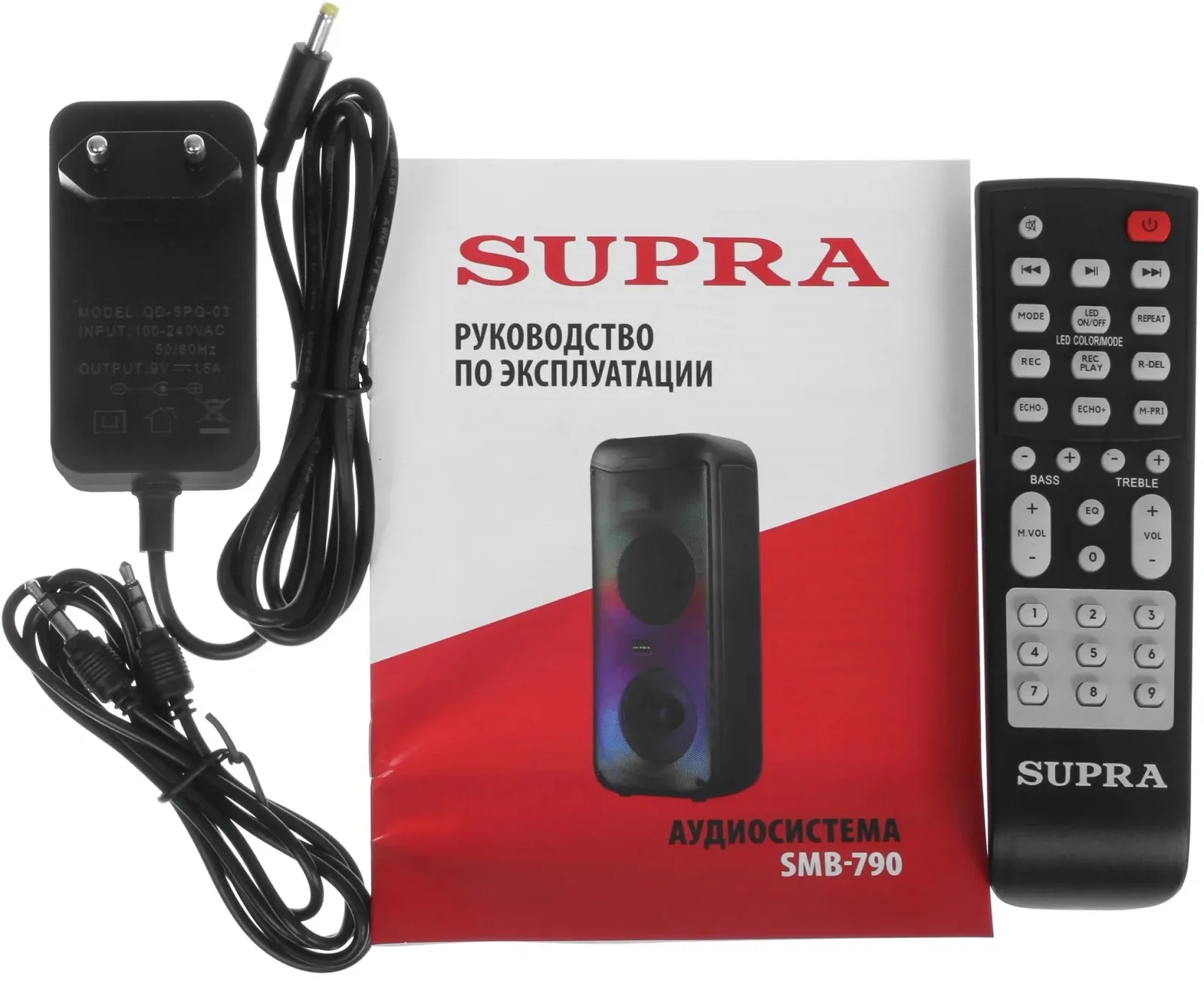 Минисистема Supra SMB-790 черный 65Вт FM USB BT micro SD - фото 8