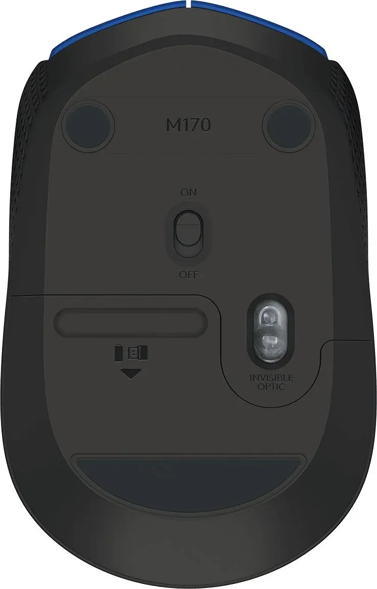 Мышь Logitech M171 синий/черный оптическая 1000dpi беспров. USB для ноутбука 2but 910-004640 - фото 3