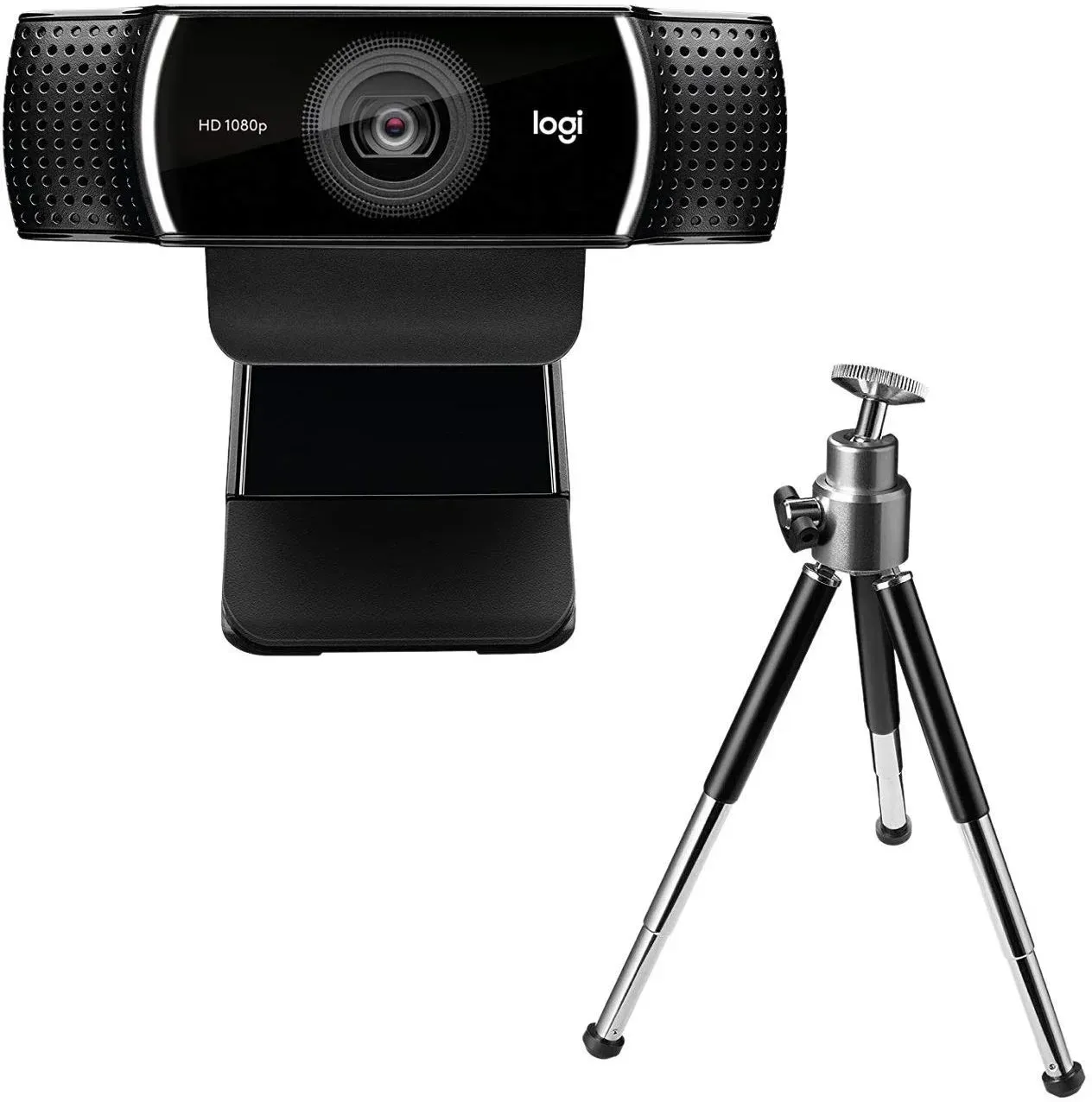 Камера Web Logitech Pro Stream C922 черный 3Mpix 1920x1080 USB2.0 с микрофоном 960-001089 - фото 1