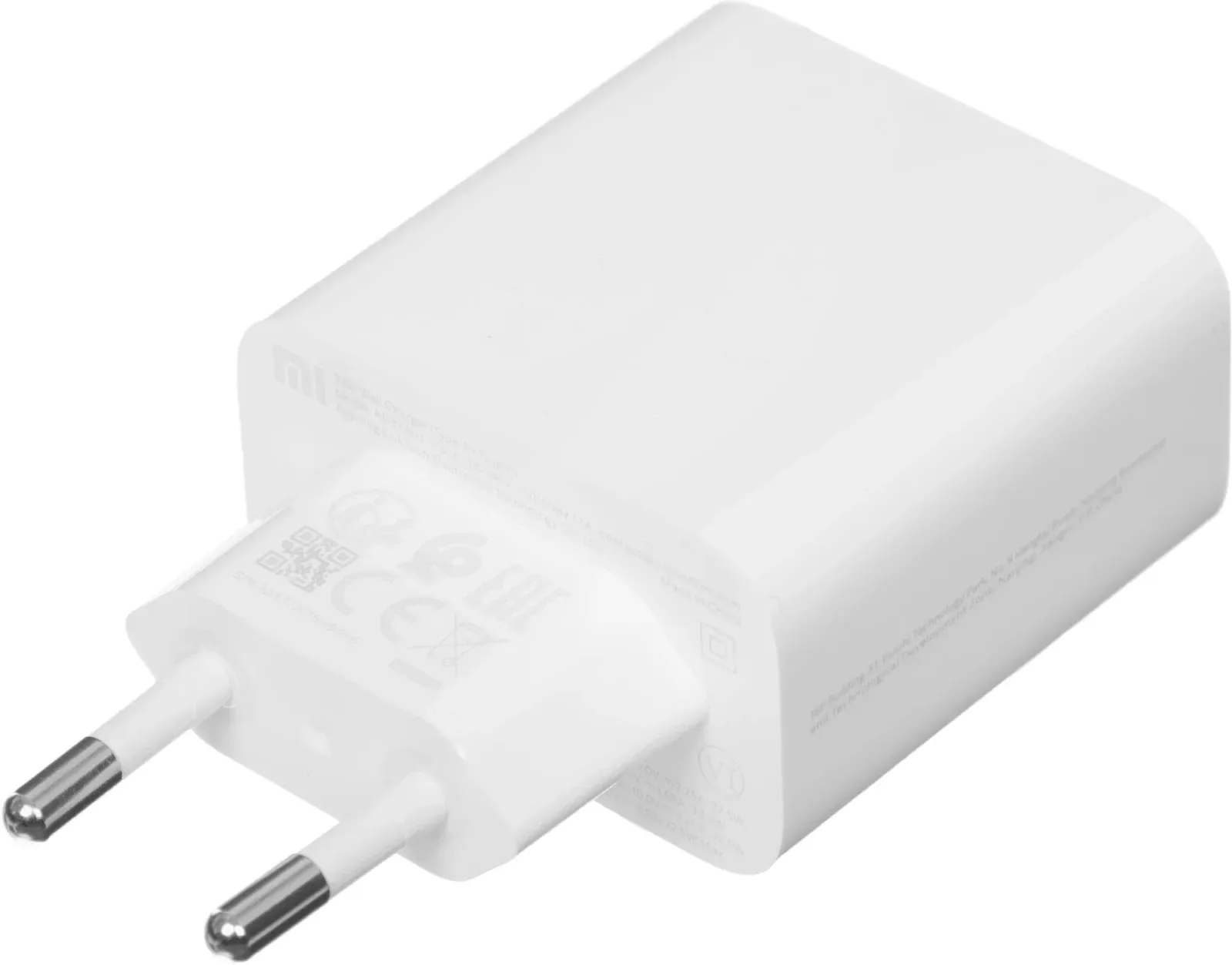 Сетевое зар./устр. Xiaomi Mi 33w Wall Charger 33W 3A PD USB-C/USB-A универсальное белый BHR4996GL - фото 2