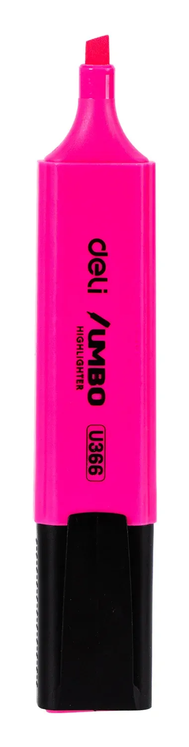 Текстовыделитель Deli EU366-PK Jumbo скошенный пиш. наконечник 1-5мм розовый - фото 5