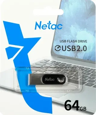 Флеш Диск Netac 64Gb U278 NT03U278N-064G-20PN USB2.0 серебристый, 64 ГБ - фото 7