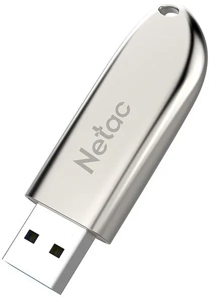 Флеш Диск Netac 16Gb U352 NT03U352N-016G-20PN USB2.0 серебристый, 16 ГБ - фото 2