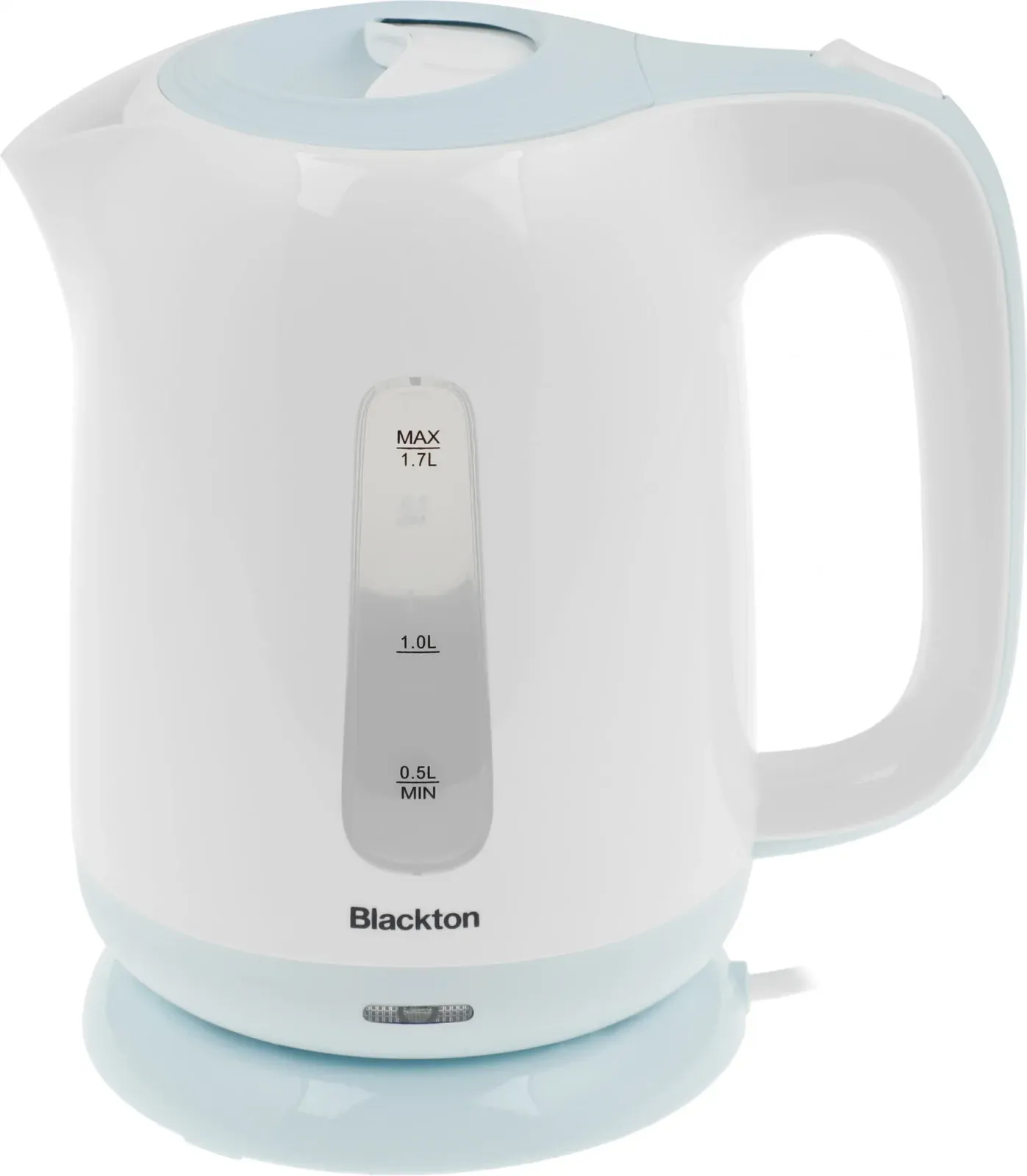 Чайник электрический Blackton Bt KT1703P 1.7л. 2200Вт белый/голубой корпус: пластик 86185603 - фото 1