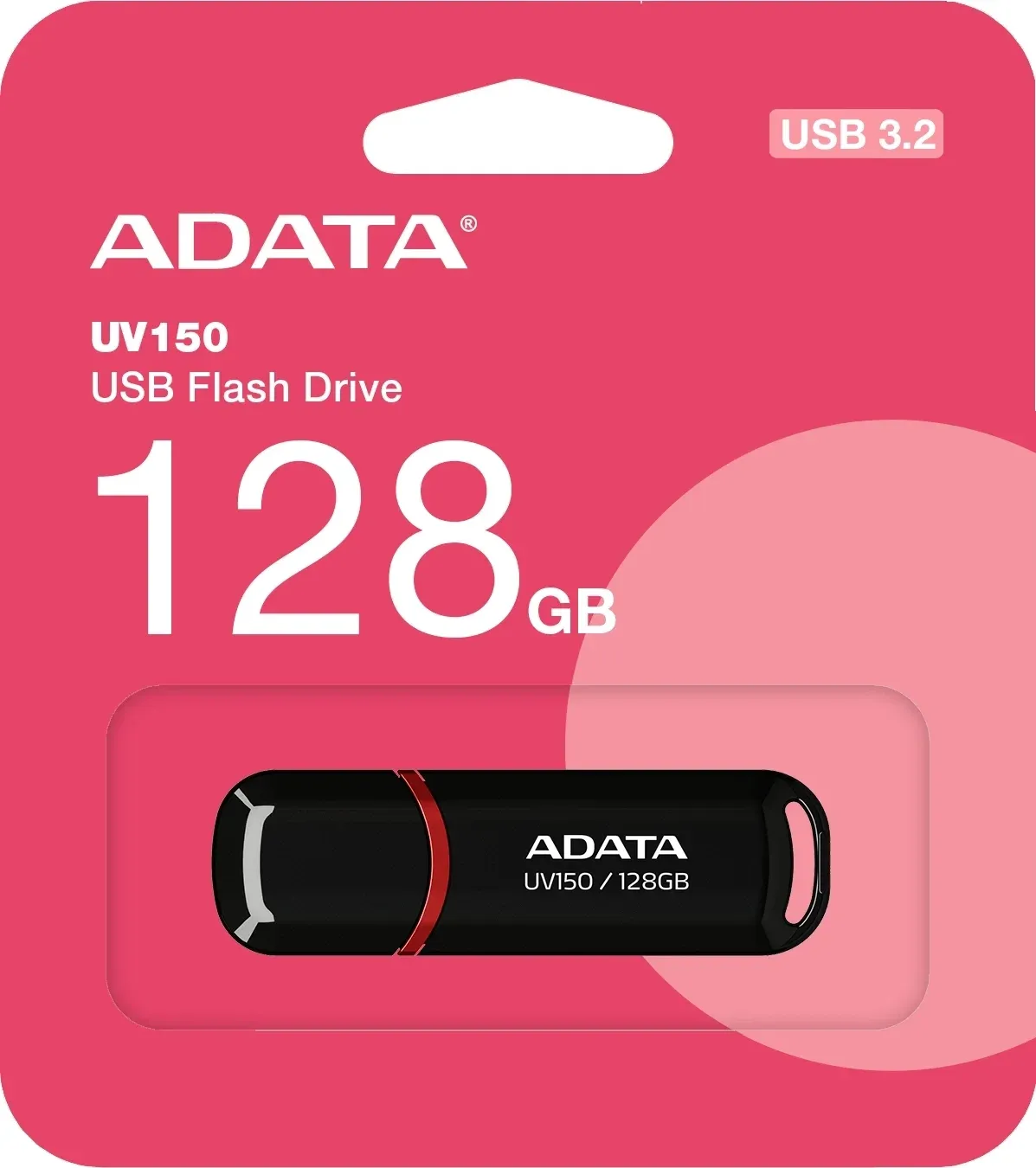 Флеш Диск A-Data 128GB AUV150 AUV150-128G-RBK USB3.0 черный, 128 ГБ - фото 2